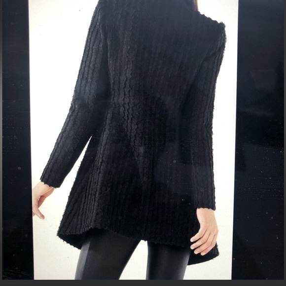 BCBG Black Long Coat - Picture 3 of 16